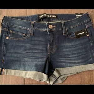 Express jean shorts